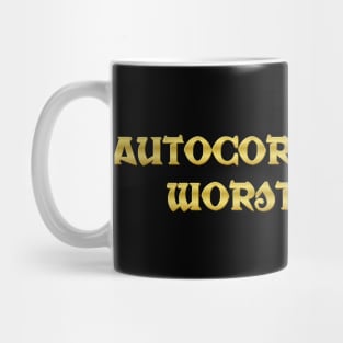 autocorrect Mug